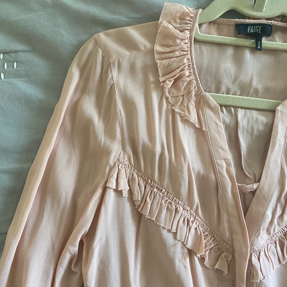 Paige Blouse in Pink - Picture 3 of 7